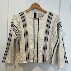 Anthropologie - Moon River Santillana Fringe Blouse